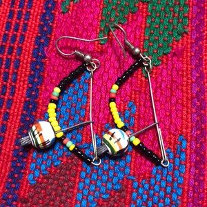 Brazilian berimbau earrings! Used in capoeira!